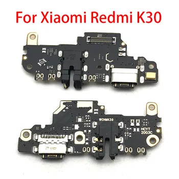 10 шт., для Pocophone X2 USB-порт для зарядки, разъем док-станции, плата для зарядки, гибкий кабель для Xiaomi Redmi K30, запасные части