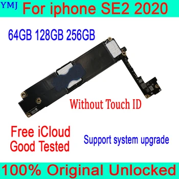 100% Оригинальная материнская плата для iphone SE 2020 с Touch ID/без него, печатная плата для iphone SE 2020 с чистым iCloud и IOS и полноценными чипами