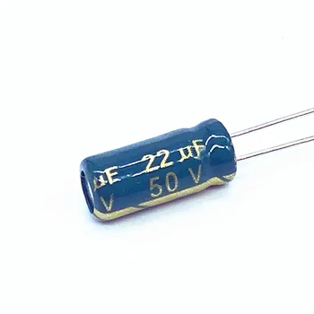 100 шт./лот алюминиевый электролитический конденсатор 50 В 22 МКФ, размер 5*11 22 МКФ, 20%