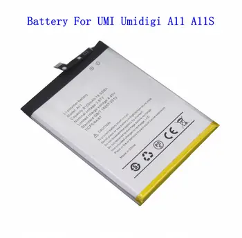 1x Сменная Батарея мобильного Телефона A11S емкостью 5150 мАч 19.93 Втч для аккумуляторов UMI Umidigi A11 A11S