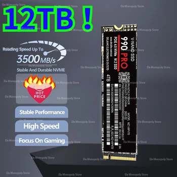 2023 8 ТБ M.2 NGFF 2280 SSD 500 ГБ 1 ТБ 2 ТБ 4 ТБ SSD Жесткий Диск M2 Ssd M.2 NVMe PCIe SSD Внутренний Жесткий Диск Для Настольного Ноутбука MSI