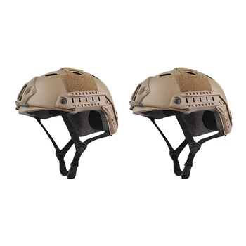 2X Армейский шлем SWAT Combat PJ типа Fast для стрельбы CQB по страйкболу пейнтболу