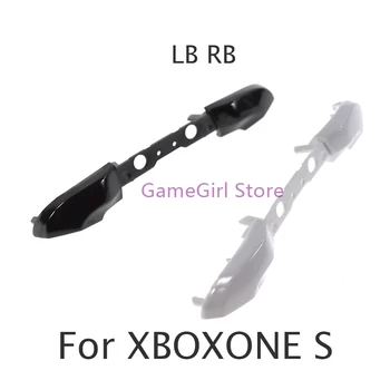 2шт Черный Белый LB RB полоса Бампер Кнопка запуска для XBOXONE Тонкий Игровой контроллер Xbox One S Запасная часть