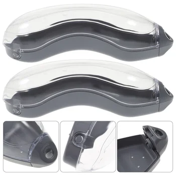 3 Шт чехол для очков Защитные пластиковые чехлы Очки для хранения очков Контейнеры для плавания Прозрачный чемодан
