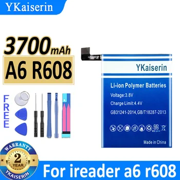 3700 мАч YKaiserin Аккумулятор A6 R608 Для Цифровых Аккумуляторов ireader a6 r608