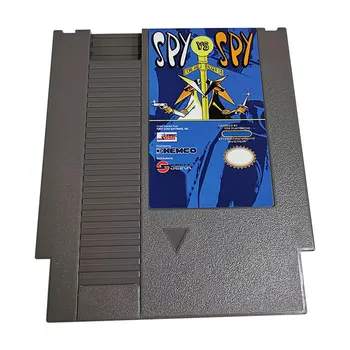 8-битная игровая карта 72 контакта SPY VS SPY NTSC и Pal версии картриджа для видеоигр для NES
