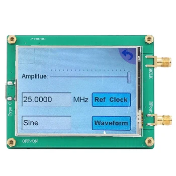 AD9833 TFT Генератор сигналов с полным сенсорным экраном Источник DDS Точечная частота для генератора сигналов произвольной формы синуса/ треугольника