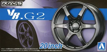 AOSHIMA 1: 24 Volk Racing VR.G2 20 дюймов 05517 Собранный обод колеса с игрушечной моделью шин, аксессуары