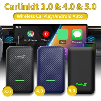 CarlinKit 5.0 4.0 3.0 2air Wireless Carplay Android Auto Беспроводной адаптер Apple Carplay Car Navigation Ai box для mazda 3 bmw 