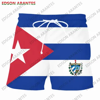 EDSON ARANTES Brand Custom New Cuba Country Flag Спортивные Шорты Для Бега И Фитнеса, Повседневные Шорты Для Мужчин И Женщин, Тренировочные Бордшорты