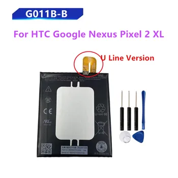 G011B-B Сменный Аккумулятор для HTC Google Nexus Pixel 2 XL Pixel 2XL (G011B-B) Батареи Bateria + Бесплатные инструменты