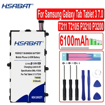 HSABAT 6100 мАч T4000E Батарея для Samsung Galaxy Tab 3 7,0 