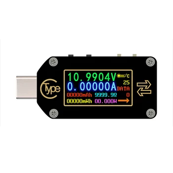 USB Тестер Цифровой Вольтметр Амперметр Измеритель емкости напряжения Тока Амперметр