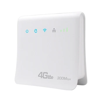Wi-Fi-роутеры JABS 300 Мбит /с, мобильный маршрутизатор 4G LTE CPE с портом LAN, поддержка SIM-карты, портативный беспроводной Wi-Fi-роутер-штепсельная вилка ЕС