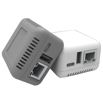 WiFi Беспроводной Сетевой Сервер Печати Порт USB 2.0 Быстрый 10/100 Мбит/с Порт RJ-45 LAN Ethernet Адаптер Сервера печати 55KC