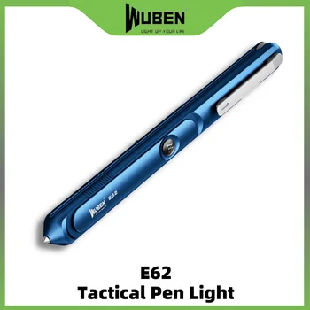 WUBEN E62 Многофункциональная ручка-фонарик USB Перезаряжаемая EDC-ручка-фонарик 3-в-1 мощностью 130 люмен для повседневного ношения