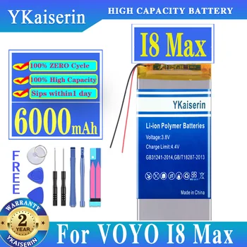 YKaiserin Новый Литий-полимерный аккумулятор емкостью 6000 мАч для планшетного ПК VOYO I8 Max I8Max Аккумулятор 2 провода
