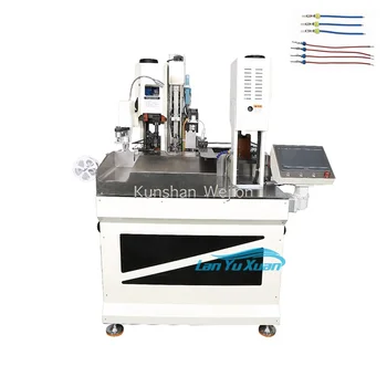 Автоматическая машина для обжима проводов WJ3129, кабельный уплотнитель, штекер / водонепроницаемая клеммная колодка, машина для автоматической вставки