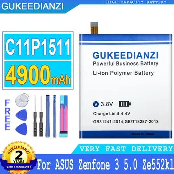 Аккумулятор GUKEEDIANZI C11P1511 4900 мАч Для ASUS Zenfone 3 5,0 Ze552kl Z012da Z012de Zenfone3 Big Power Bateria + Номер для отслеживания