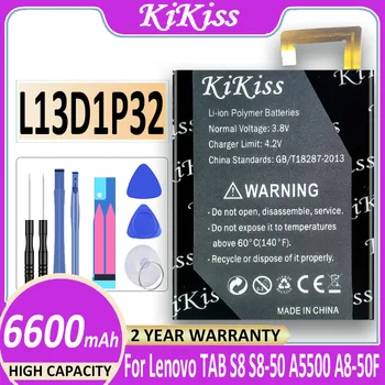 Аккумулятор L13D1P32 для Lenovo Lepad 8 Дюймов A8-50 A5500 S8-50 Tab 3 Tab3 TB3-850F TB3-850M Batterie 6600 мАч Bateria + Бесплатные инструменты