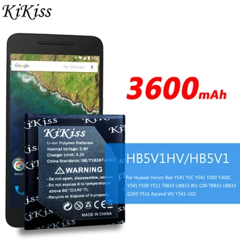 Аккумулятор большой емкости 3600 мАч Для Hua wei HB5V1HV HB5V1 Для Huawei Honor Bee Y541 Y5C Y541-U02 y560-U02 4,5-дюймовые Батареи