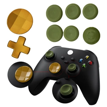 Аналоговые кнопки для геймпада xbox Series 2, ручки для больших пальцев, инструмент регулировки захватов, лопасти D-Pad, Триггерная ручка 896C