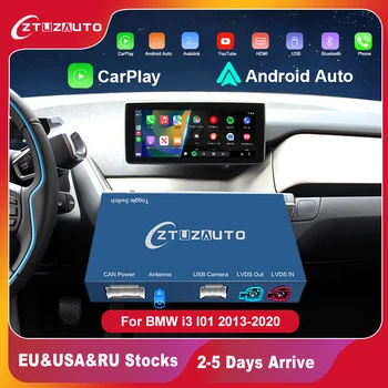 Беспроводной CarPlay для BMW i3 I01 NBT/EVO System 2013-2020, с функцией Android Auto Mirror Link AirPlay Car Play YouTube