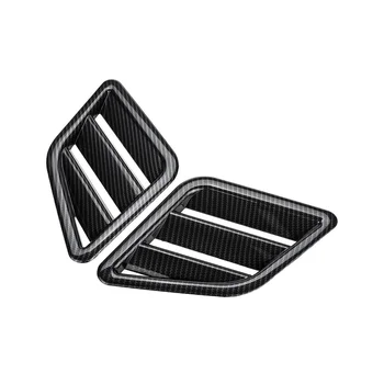 Вентиляционные отверстия переднего капота в стиле Max Style, отделка крышки капота Универсальная для Ford Focus RS Vauxhall Corsa Fiesta, карбоновое волокно