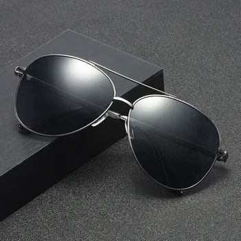 Винтажные солнцезащитные очки в металлической оправе, мужские брендовые дизайнерские модные солнцезащитные очки, мужские очки для вождения на открытом воздухе UV400 Oculos De Sol