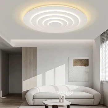 Внутреннее освещение гостиная светодиодный потолочный светильник спальня украшение дома современный потолок 2023 ультратонкий свинцовый светящийся корпус