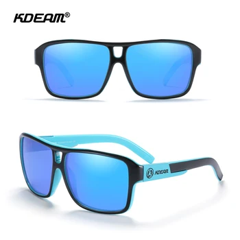 Высококачественные солнцезащитные очки для мужчин, роскошные деловые квадратные очки, защита от вождения, спортивные Солнцезащитные очки, женские очки Fun Glass UV400 KDEAM