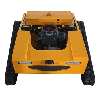 гусеничная придорожная косилка автоматическая машина для стрижки травы робот-газонокосилка с дистанционным управлением