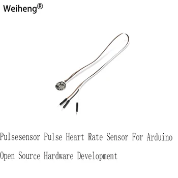 Датчик пульса и частоты сердечных сокращений Pulsesensor для разработки оборудования с открытым исходным кодом Arduino