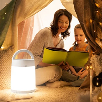 Детский ночник со светодиодной аккумуляторной батареей, прикроватная сенсорная лампа с регулируемой яркостью, настольный светильник с ручкой для чтения и учебы