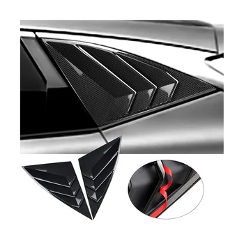Для Hyundai Tucson 2021-2023, жалюзи на задние боковые стекла, Треугольные оконные жалюзи, Аксессуары - ABS, углеродное волокно