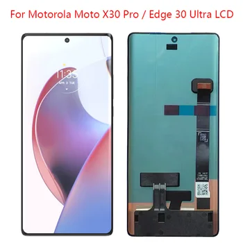 Для Motorola Moto X30 Pro XT-2201 ЖК-Край X дисплей Сенсорная панель Экран Дигитайзер Для Moto Edge 30 ultra XT2241-1 ЖК