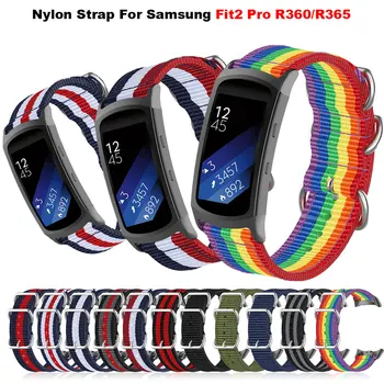Для Samsung Galaxy Fit 2 Pro R360 R365 Нейлоновый браслет с петлей, мягкий силиконовый спортивный ремешок, сменный ремешок для часов Galaxy Fit2 Pro Correa