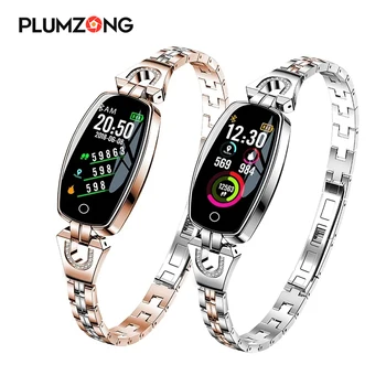 Женские смарт-часы H8, водонепроницаемый мониторинг сердечного ритма, Bluetooth для Android IOS, фитнес-браслет, умные часы, прямая поставка