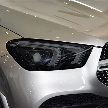 Защитная Пленка Для Автомобильных Фар, Прозрачная Черная Наклейка Из ТПУ Для Mercedes Benz GLE Class W166 C292 W167 AMG 2015-On Аксессуары
