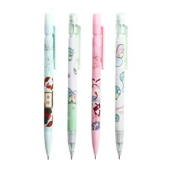 Канцелярские принадлежности Kawaii с ластиком для детей, Корейская печатная ручка, подвижный карандаш, автоматические Карандаши, Механический карандаш