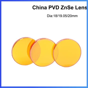 Китай PVD CO2 ZnSe Фокус Объектива Диаметром 18 19,05 20 мм FL38.1 50,8 63,5 101,6 127 мм 1,5-4 