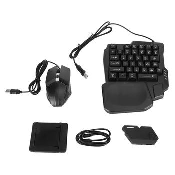 Комбинированный конвертер клавиатуры и мыши 4 в 1 Мышь G4 Высокочувствительная клавиатура K13 Конвертер клавиатуры и мыши с низкой задержкой для мобильного телефона