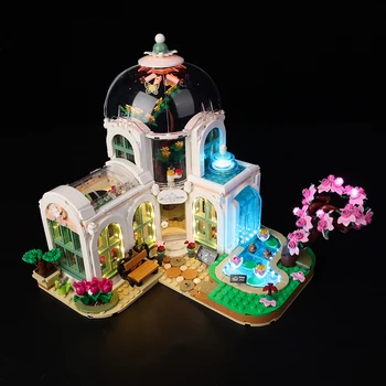 Комплект светодиодной подсветки для 41757 друзей, строительные блоки ботанического сада дружбы, набор детских подарочных игрушек 