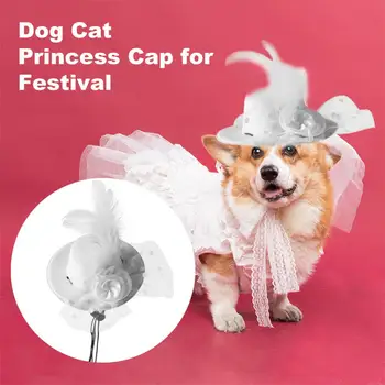 Кошачья шляпа Довольно универсальная Удобная шляпа для костюмированной вечеринки для домашних собак, Собачья кепка для вечеринки