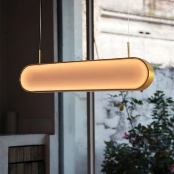 Люстра Nordic Sunset Lamp Для украшения помещения Свет заката для гостиной Атмосфера ресторана бара Подвесной светильник Освещение