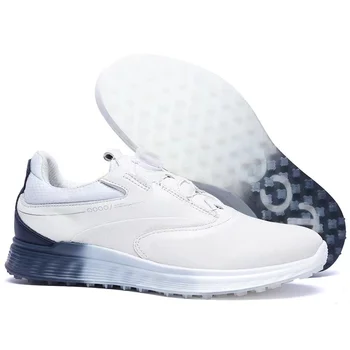 Мужские туфли для гольфа с ручкой и водонепроницаемым дизайном - Противоскользящие, для улицы, спорта, серия S3