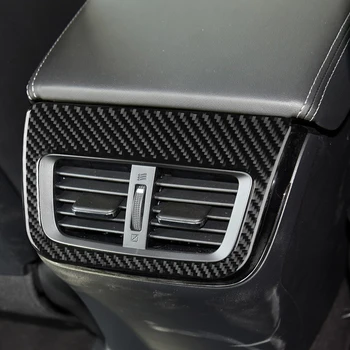 Наклейка на рамку заднего вентиляционного отверстия автомобиля из настоящего углеродного волокна для Honda Spirior 2015-2017 с левым Рулем