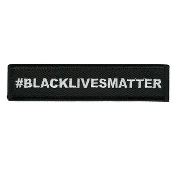 Нашивка Black Lives Matter Pride, значок Black Lives Matter, железный значок, поддержка движения Blm, самоклеящийся значок для сумки для одежды.