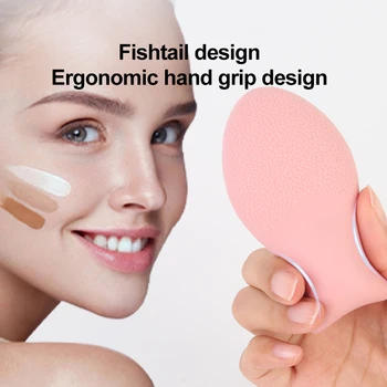 Новая силиконовая губка для макияжа, слоеное желе, не ешьте пуховку, средство для умывания, средство для макияжа, косметические аксессуары
