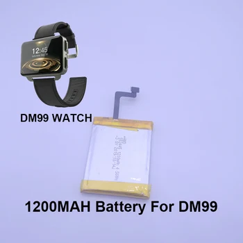 Новая сменная батарея полной емкости 1200 мАч для смарт-часов dm99 4g с большим экраном phonewatch saat clock hour power batteries